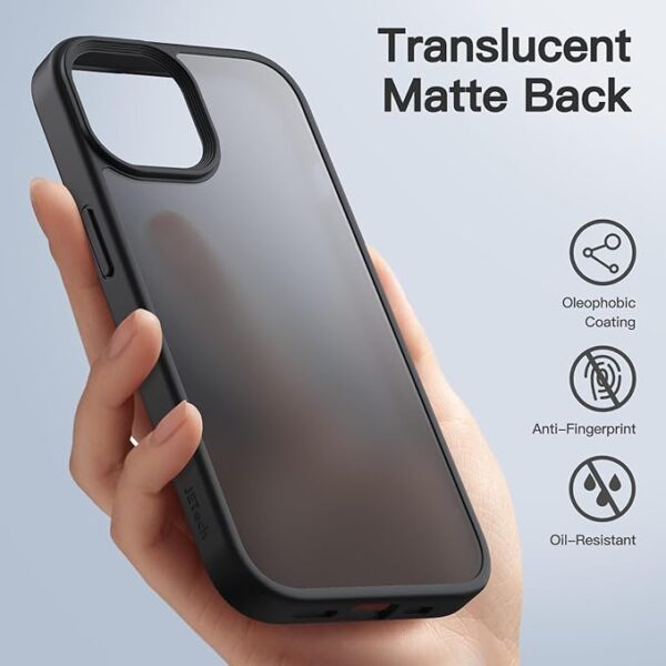 Matte Case for iPhone 15 6.1-Inch, Shockproof Military Grade Drop Protection - Image 3